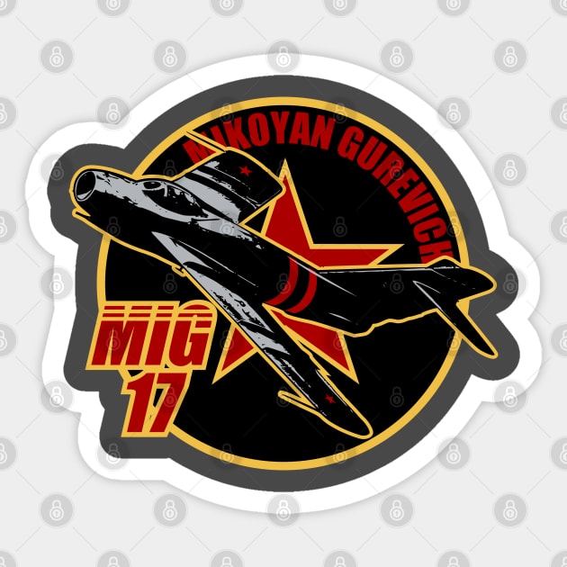 Mig-17 Sticker by TCP